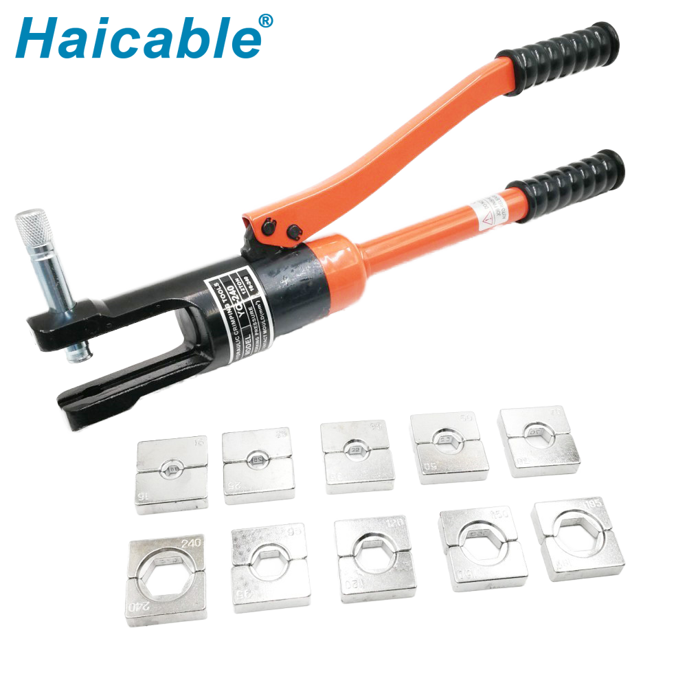 Herramienta de crimpado hidráulico YQ-240 para 16-240 mm²