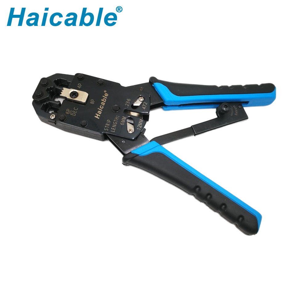Herramientas de crimpado, corte y tiras RJ45 RJ12 RJ11 HT-2008R