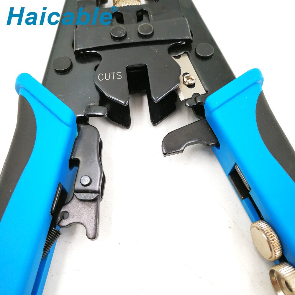 Herramientas de crimpado coaxial tipo RG58/59/62/6 F/BNC/RCA HT-H5082R