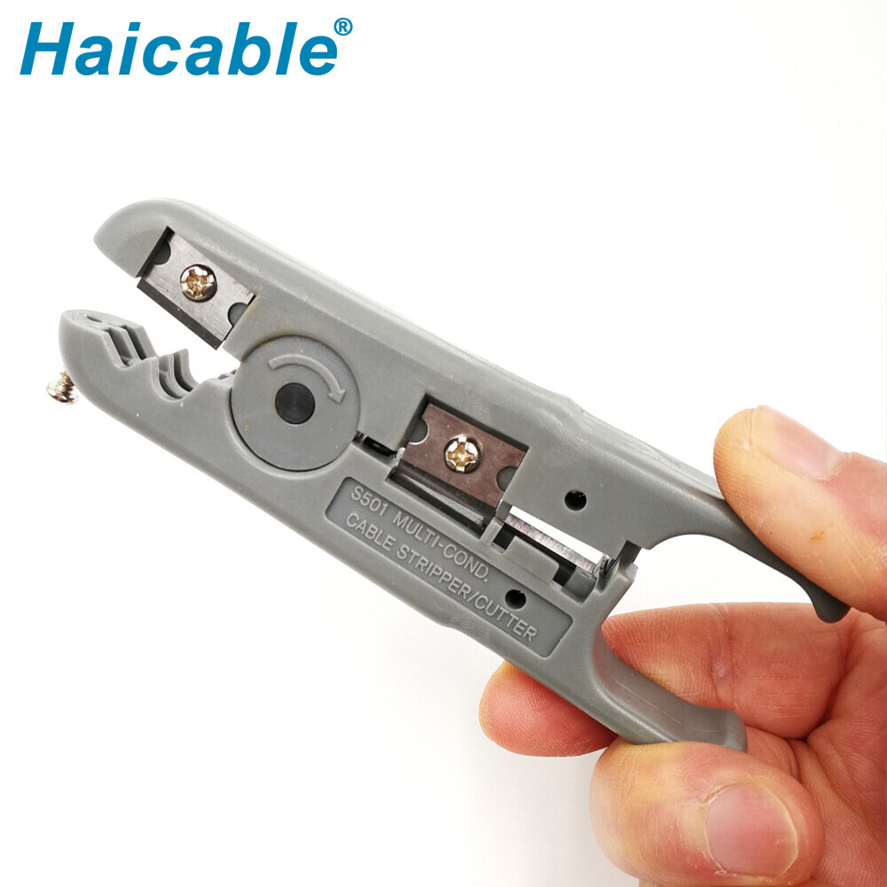 Pelacable coaxial multifunción UTP/STP y cortador HT-S501A