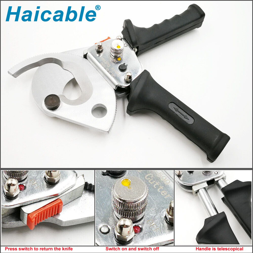 Cortacables para cable de Cu/Al de hasta Φ40 mm D500