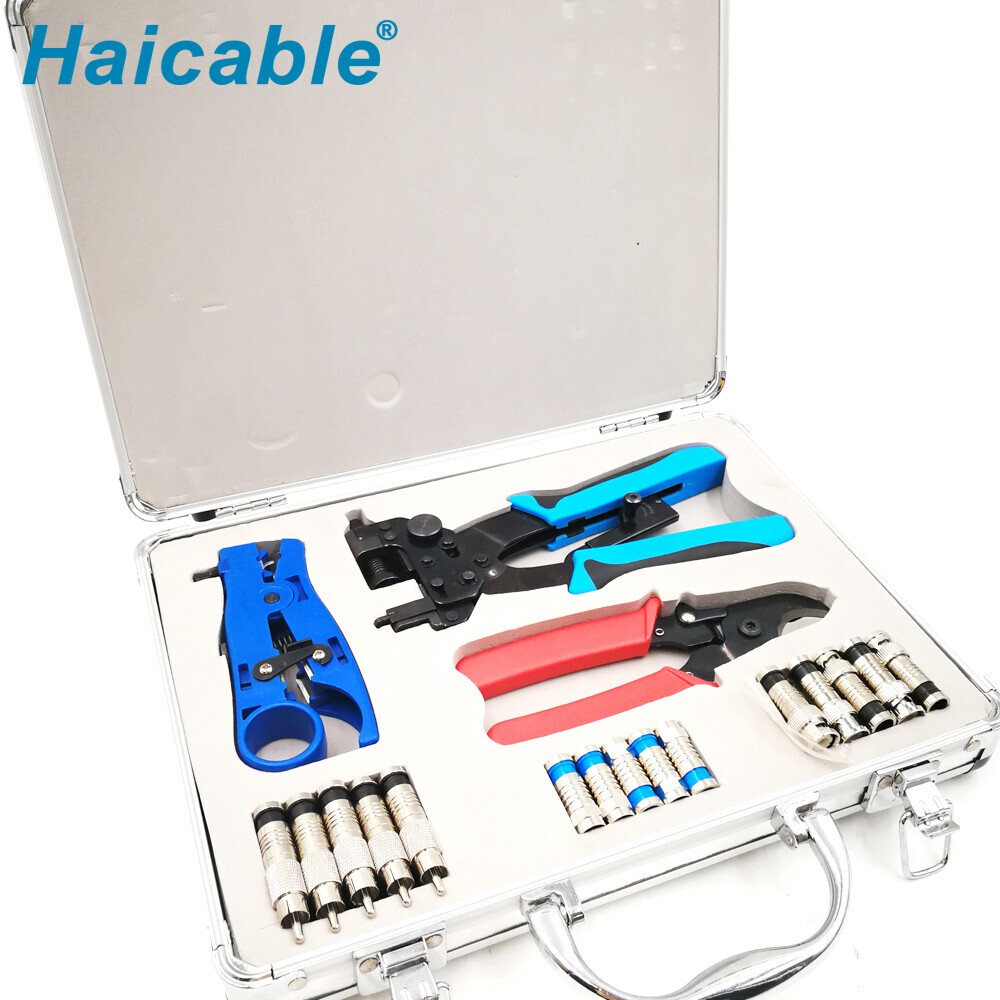 Kit de herramientas de red y probador de cables HT-KH510B