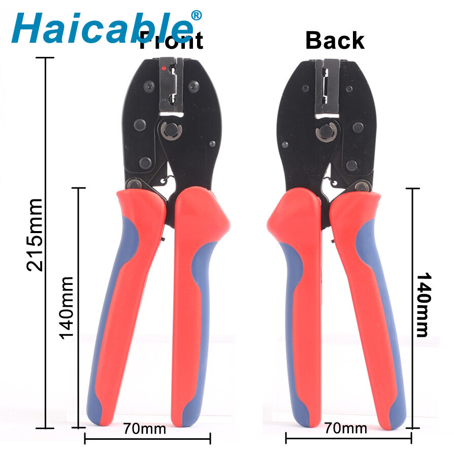 Herramientas de crimpado para terminales de bandera aislados de 90° LY-07FL