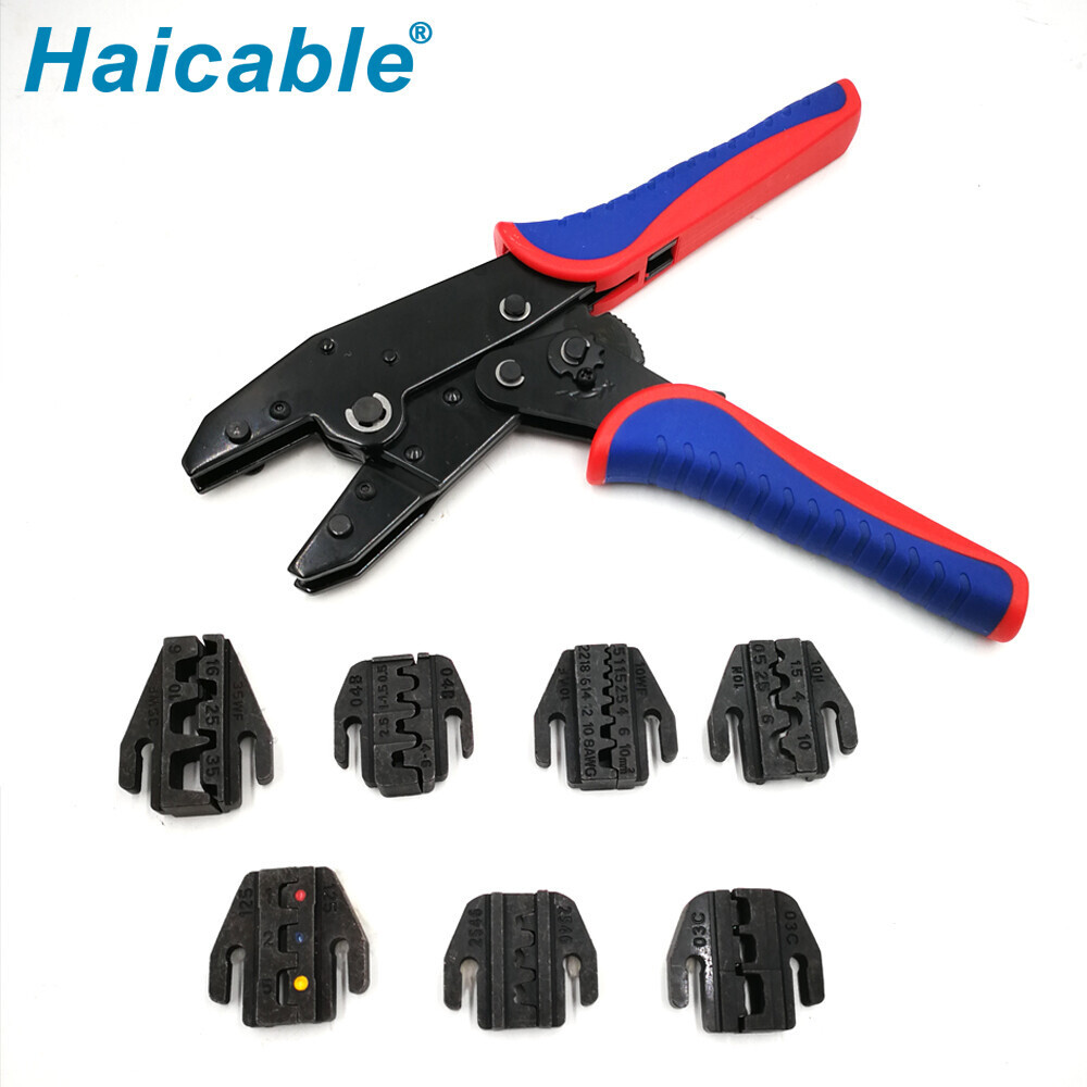 KIT-03C Alicates manuales para cables con dados intercambiables Juego de herramientas para crimpar terminales