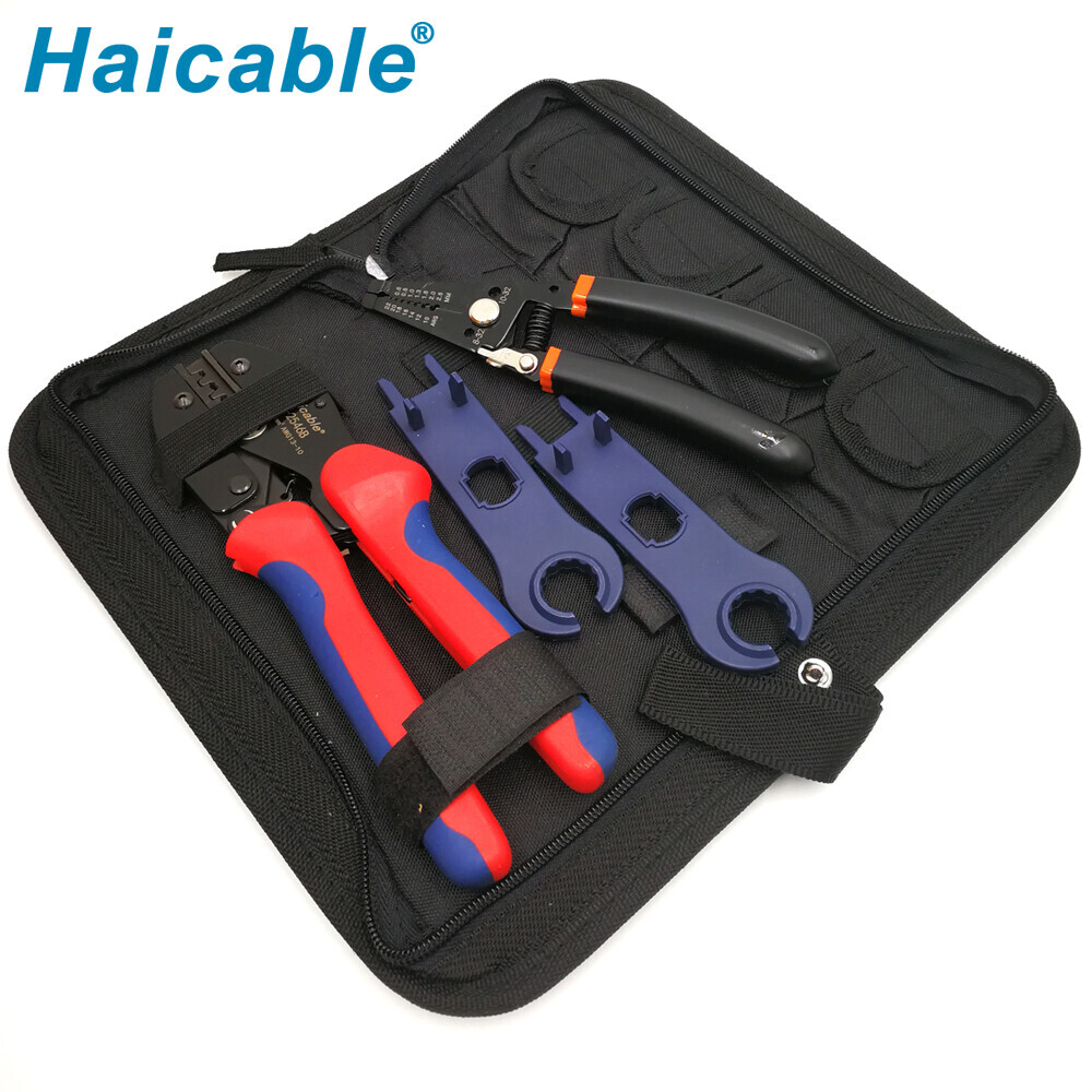Juegos de herramientas de crimpado para energía solar fotovoltaica MC4 2.5 4 y 6mm² LY-2546BS
