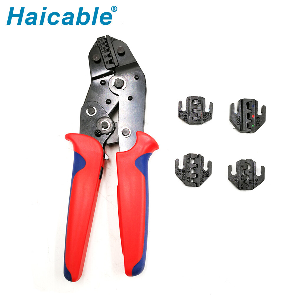Juego de herramientas de crimpado para terminales aislados fotovoltaicos/tubo Tab 2.8 4.8 6.3 KIT-48BSN