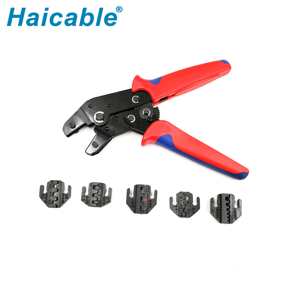Juego de herramientas de crimpado para terminales aislados fotovoltaicos/tubo Tab 2.8 4.8 6.3 KIT-48BSN
