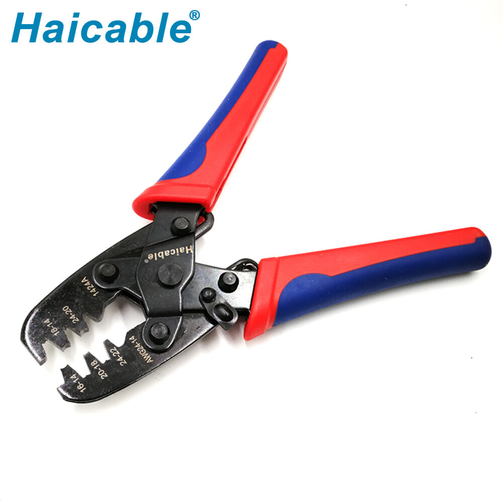 Herramienta de crimpado para terminales de barril abierto 24-14AWG LX-124A