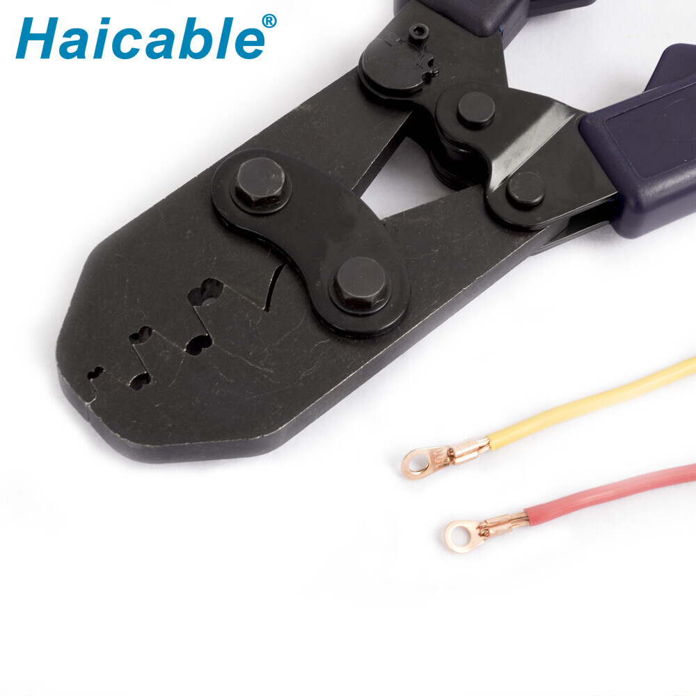 Herramientas de crimpado para terminales de cable de nariz abierta 5-80A HLX-0580A