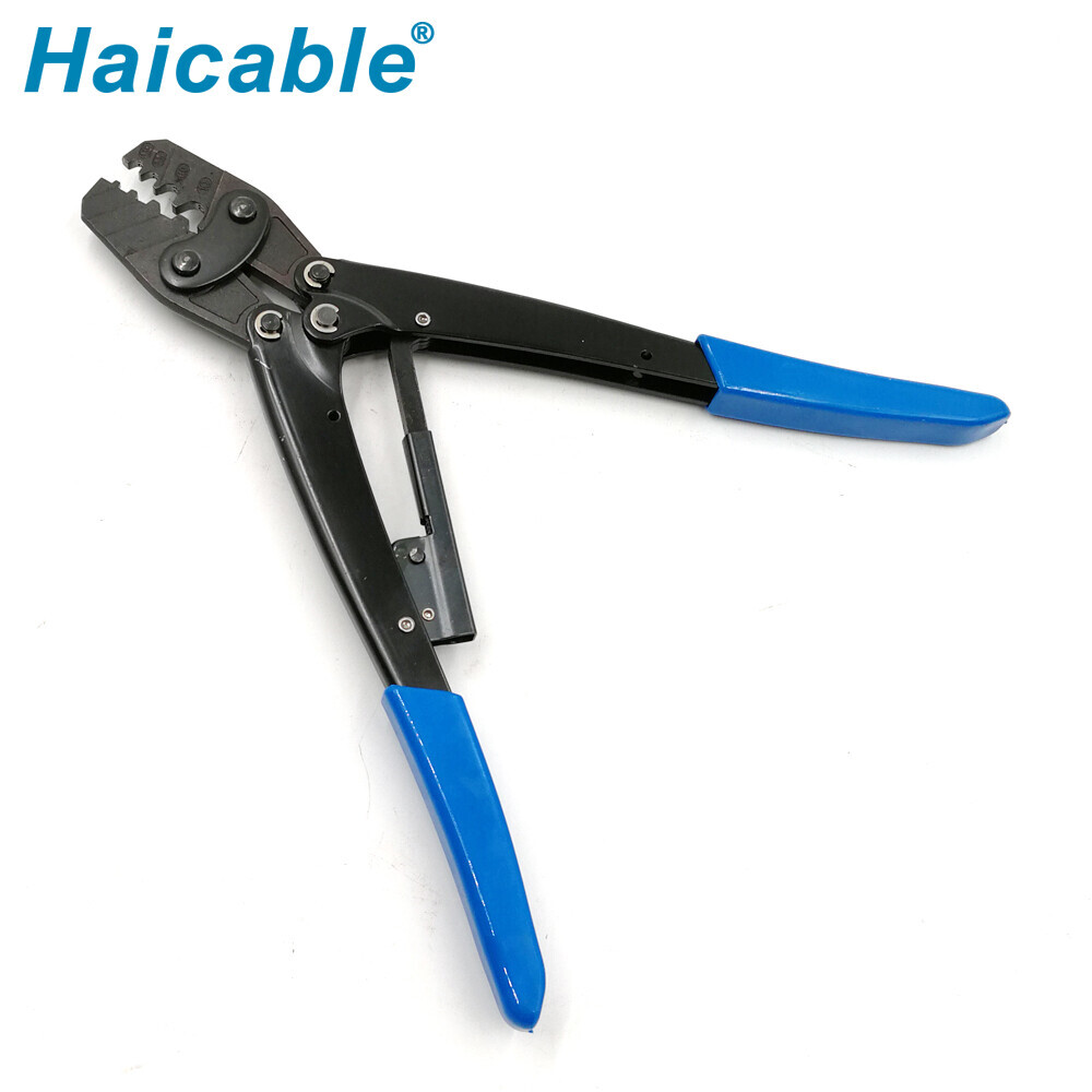 Herramienta de crimpado para terminales no aislados LX-8 de hasta 8 mm²