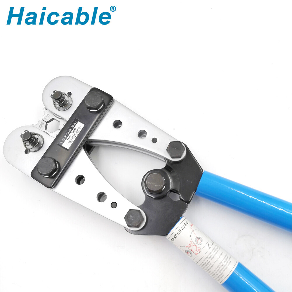 Herramienta de crimpado para conectores no aislados o terminales de cable HX-120B/150B/240B