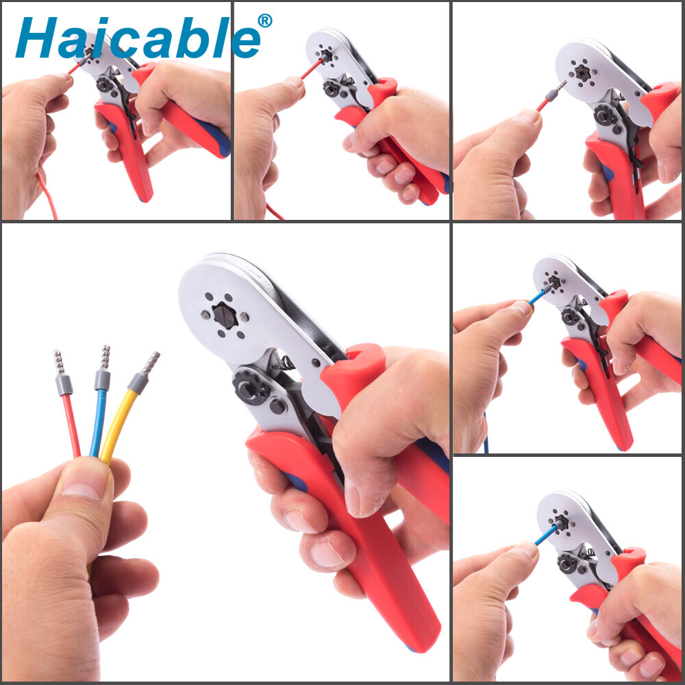 Herramientas de Crimpado para Fundas Terminales y Ferrulas para Cables LXC8 6-6/6-6R