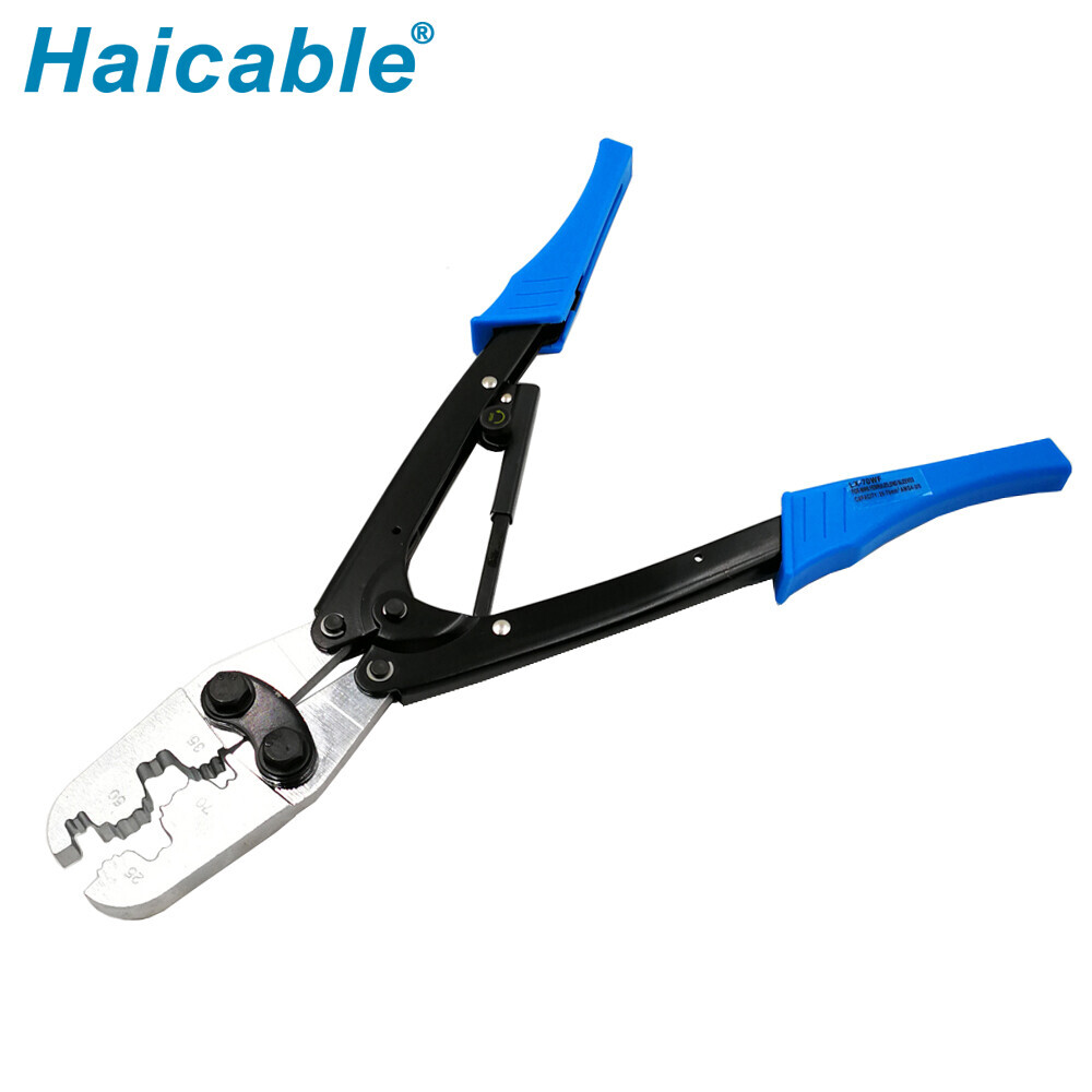 Herramienta de crimpado para terminales no aislados LX-70WF de hasta 70mm²