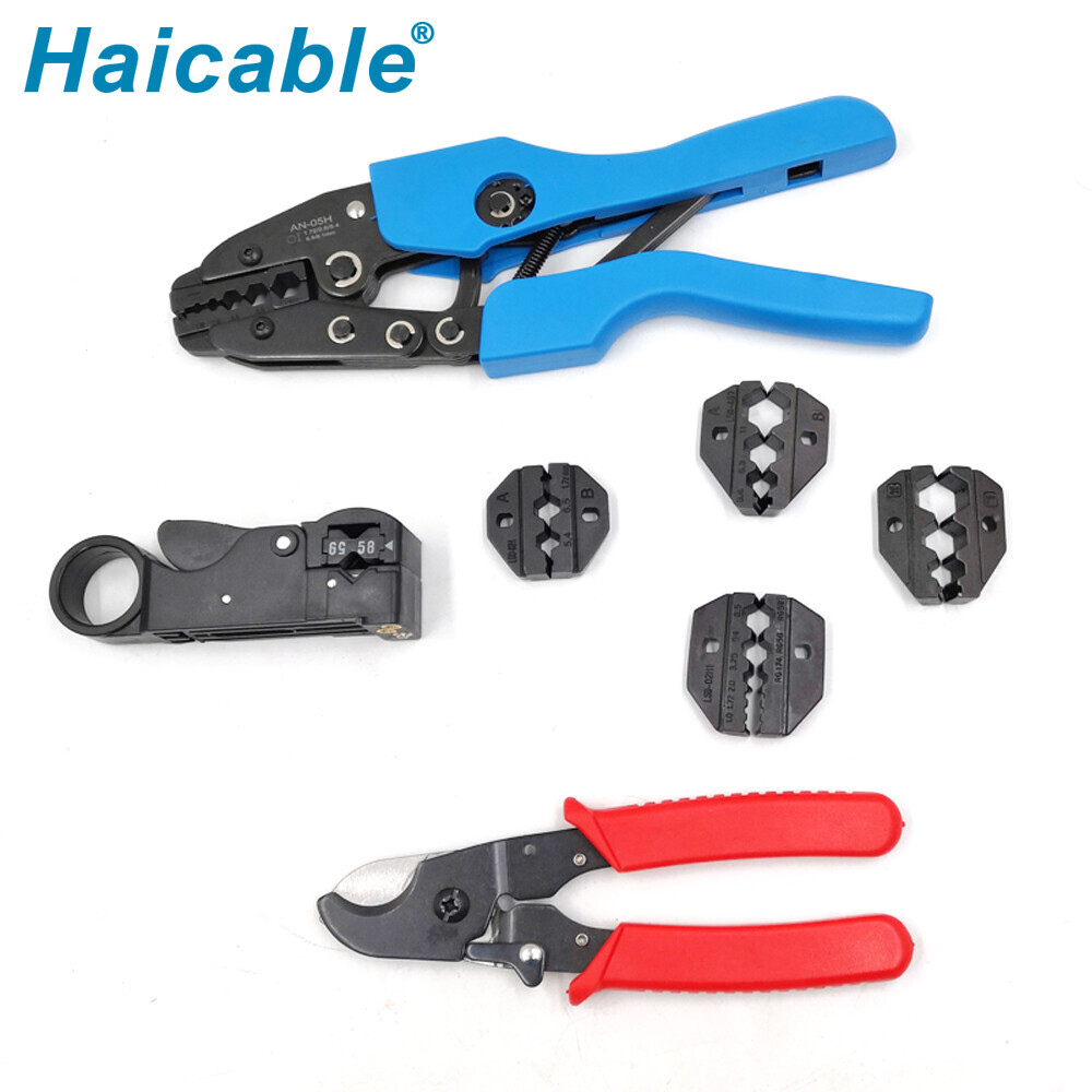 Juegos de herramientas de crimpado coaxial LXK-AN05C