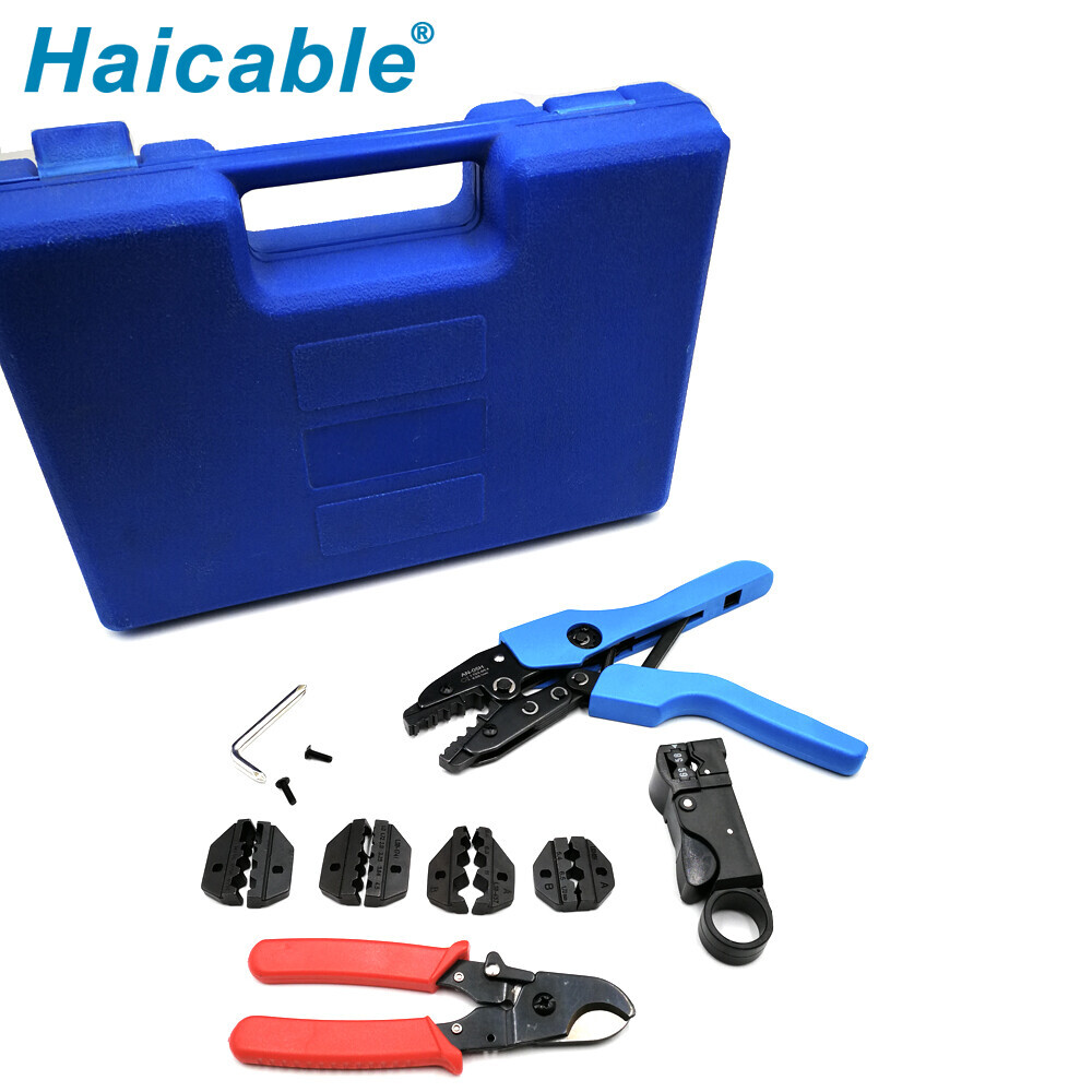 Juegos de herramientas de crimpado coaxial LXK-AN05C