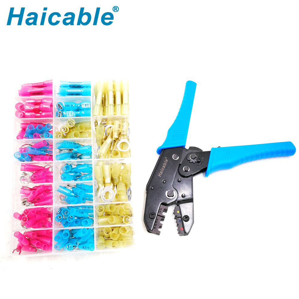 Juegos de herramientas para crimpar terminales termorretráctiles KIT30-270H