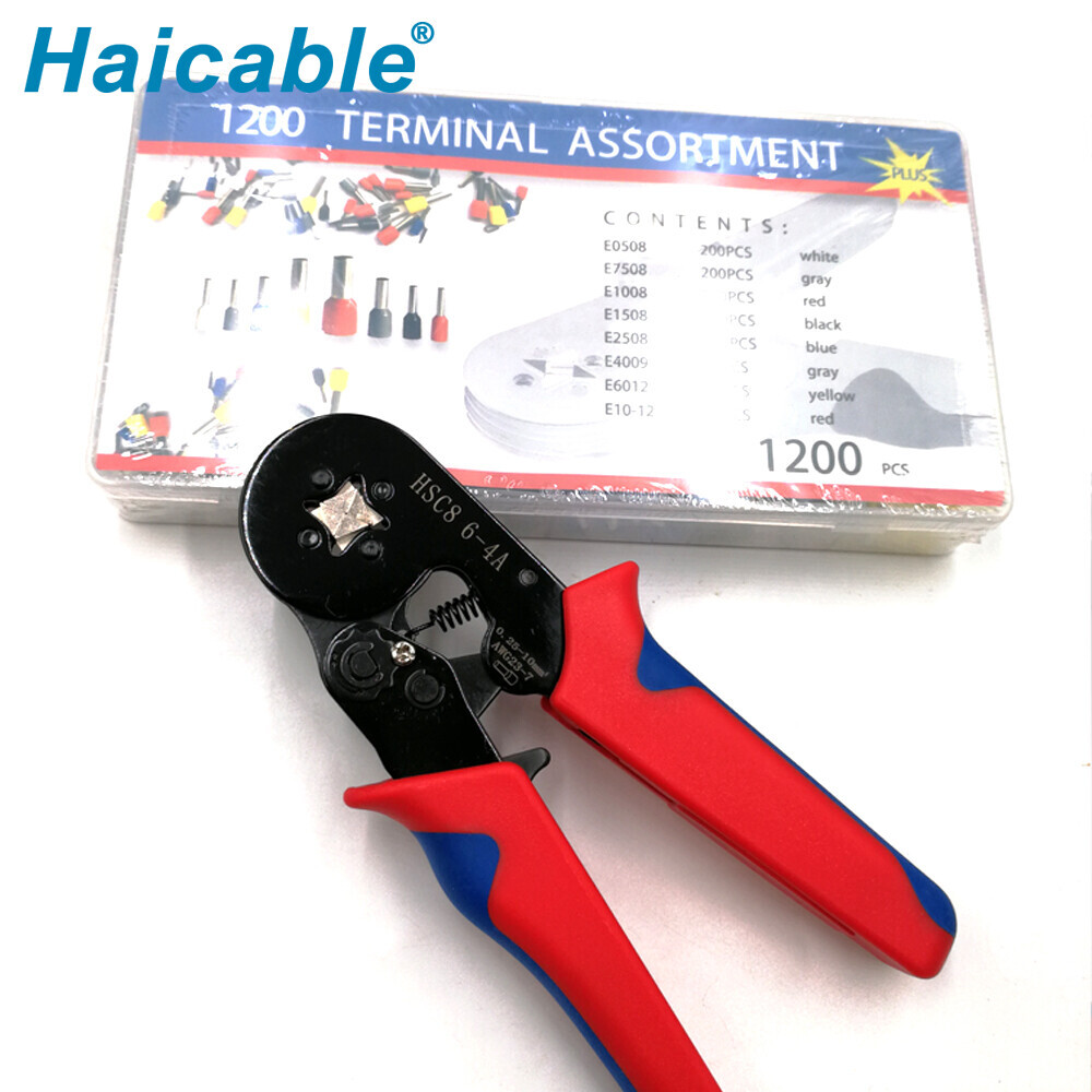 Juegos de herramientas para crimpar terminales HSC8 6-4A-1200E