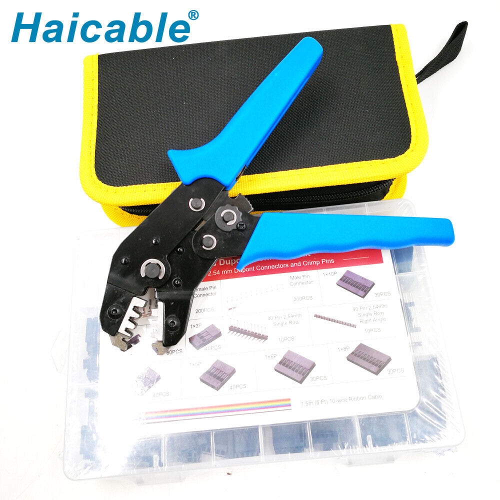 Juego de herramientas de crimpado para conectores Pint 2.54 KIT-460-2549