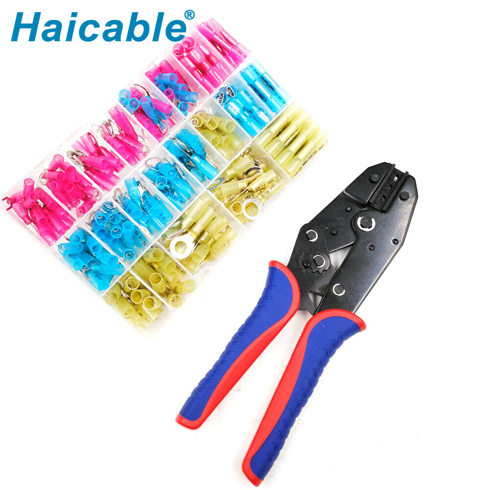 Juegos de herramientas para crimpar terminales termorretráctiles KIT-125