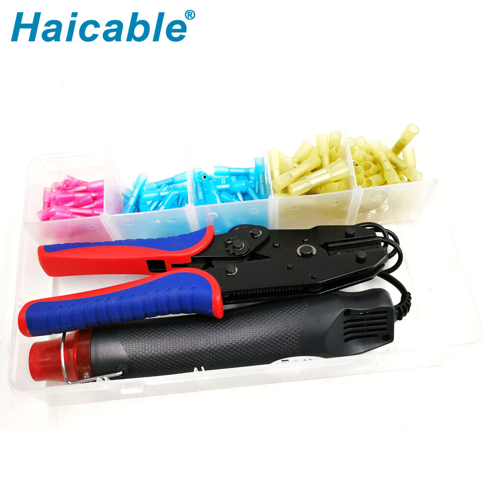 Juegos de herramientas para crimpar terminales termorretráctiles KIT-125H