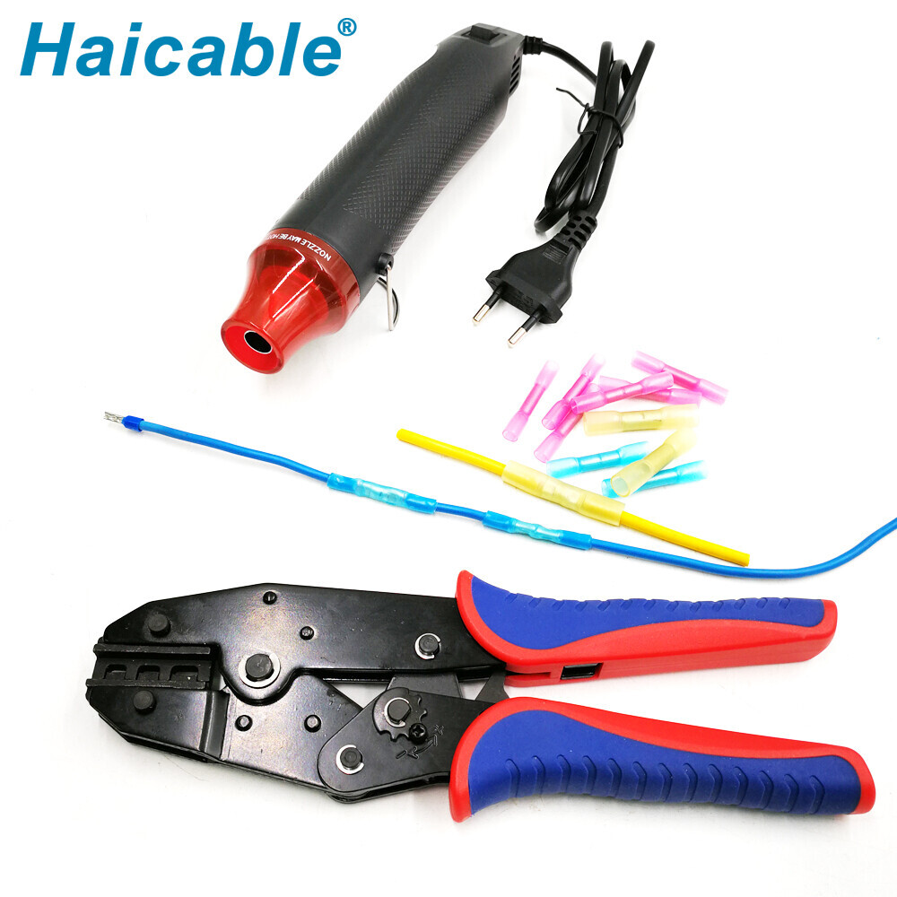 Juegos de herramientas para crimpar terminales termorretráctiles KIT-125H