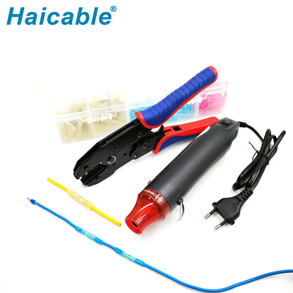 Juegos de herramientas para crimpar terminales termorretráctiles KIT-125H