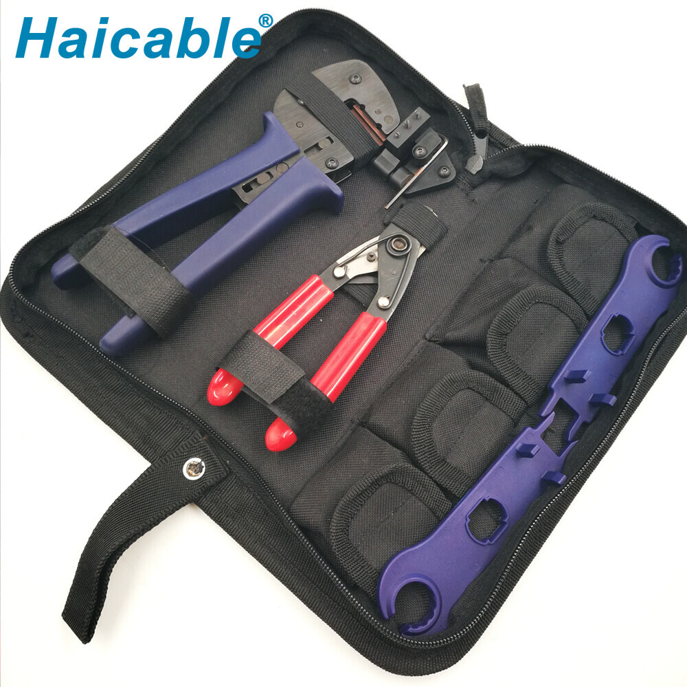 Juegos de herramientas de crimpado solar A2546B-A