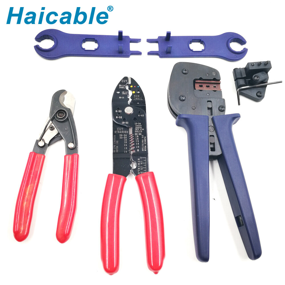 Juegos de herramientas de crimpado solar A2546B-A