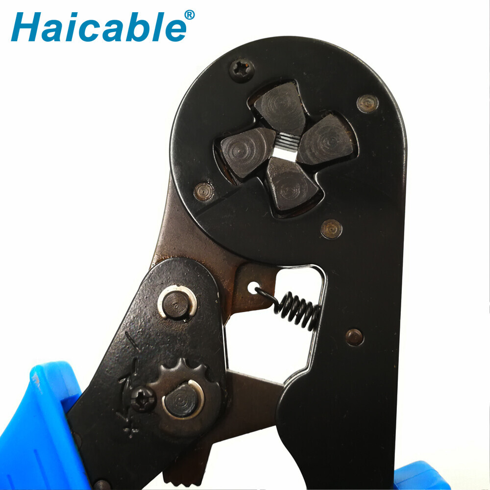 Herramienta de crimpado de fundas terminales y ferrules para cables LXC8 16-4