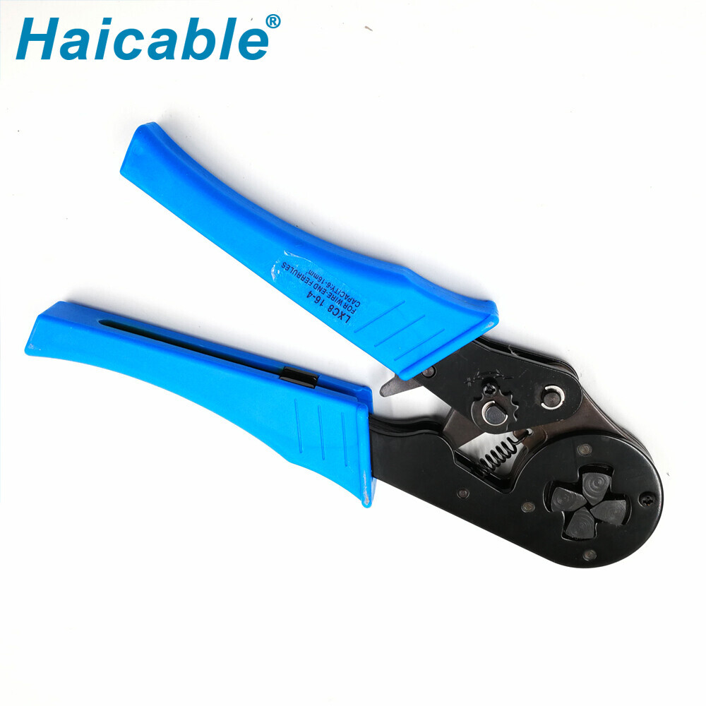 Herramienta de crimpado de fundas terminales y ferrules para cables LXC8 16-4