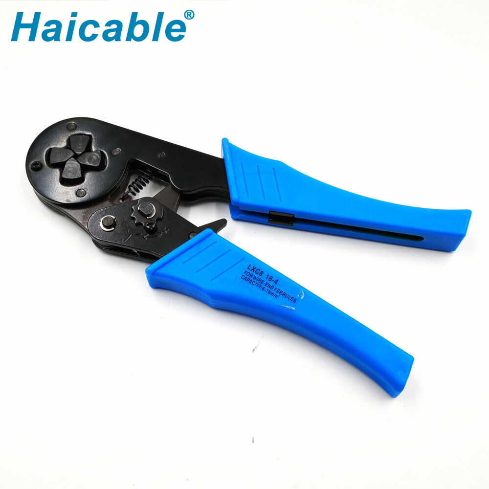Herramienta de crimpado para fundas terminales y férulas para cables LXC8 16-4 Herramienta de crimpado para fundas terminales y férulas para cables LXC8 16-4