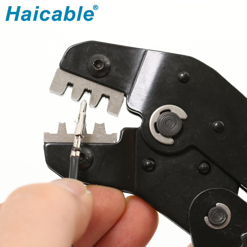 Herramientas de crimpado con trinquete para terminales Dupont