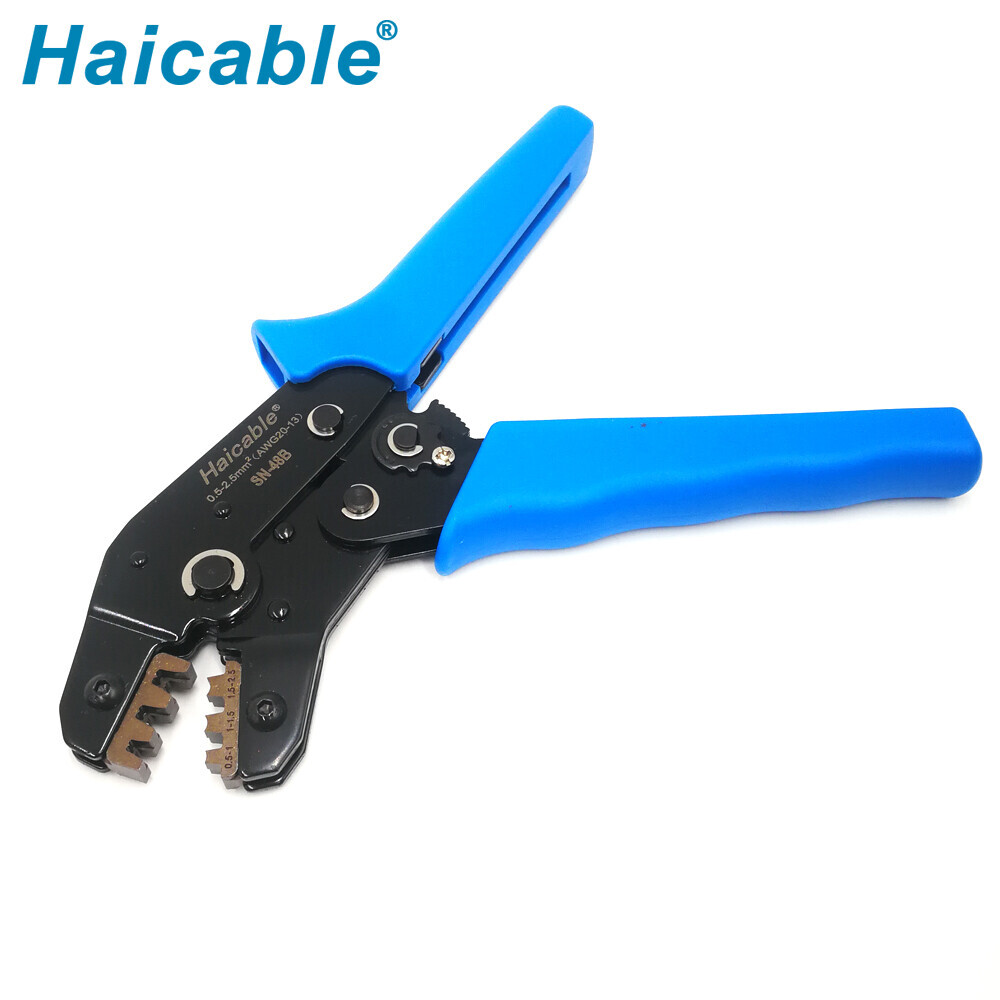 Receptáculos no aislados y herramientas de crimpado de lengüetas SN-48B