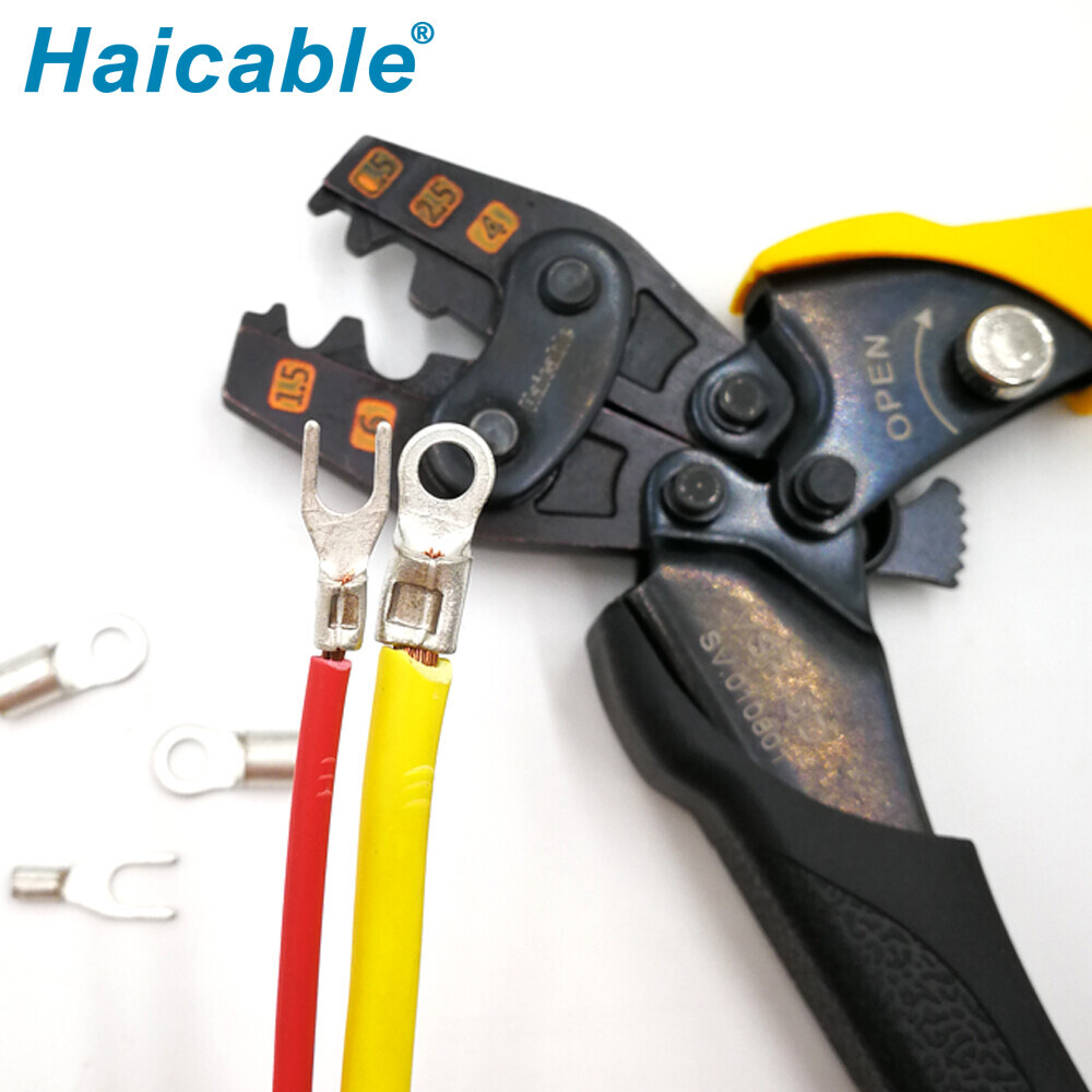 Herramienta de crimpado para terminales no aislados Max 6 mm² VSC-6D