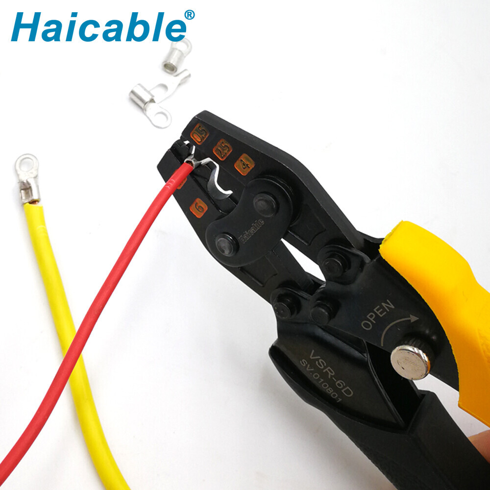 Herramienta de crimpado para terminales no aislados Max 6 mm² VSC-6D