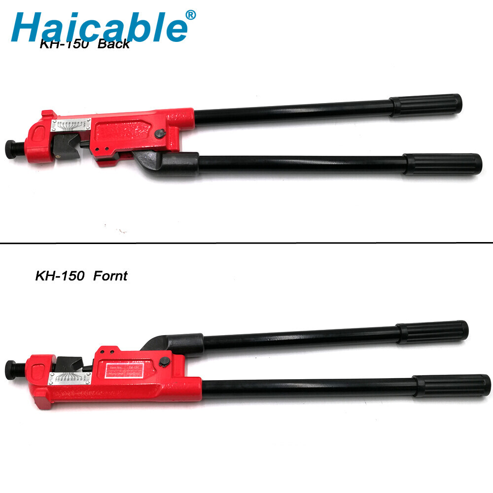 Terminales tubulares para cables y herramienta de crimpado de conectores KH-150/230