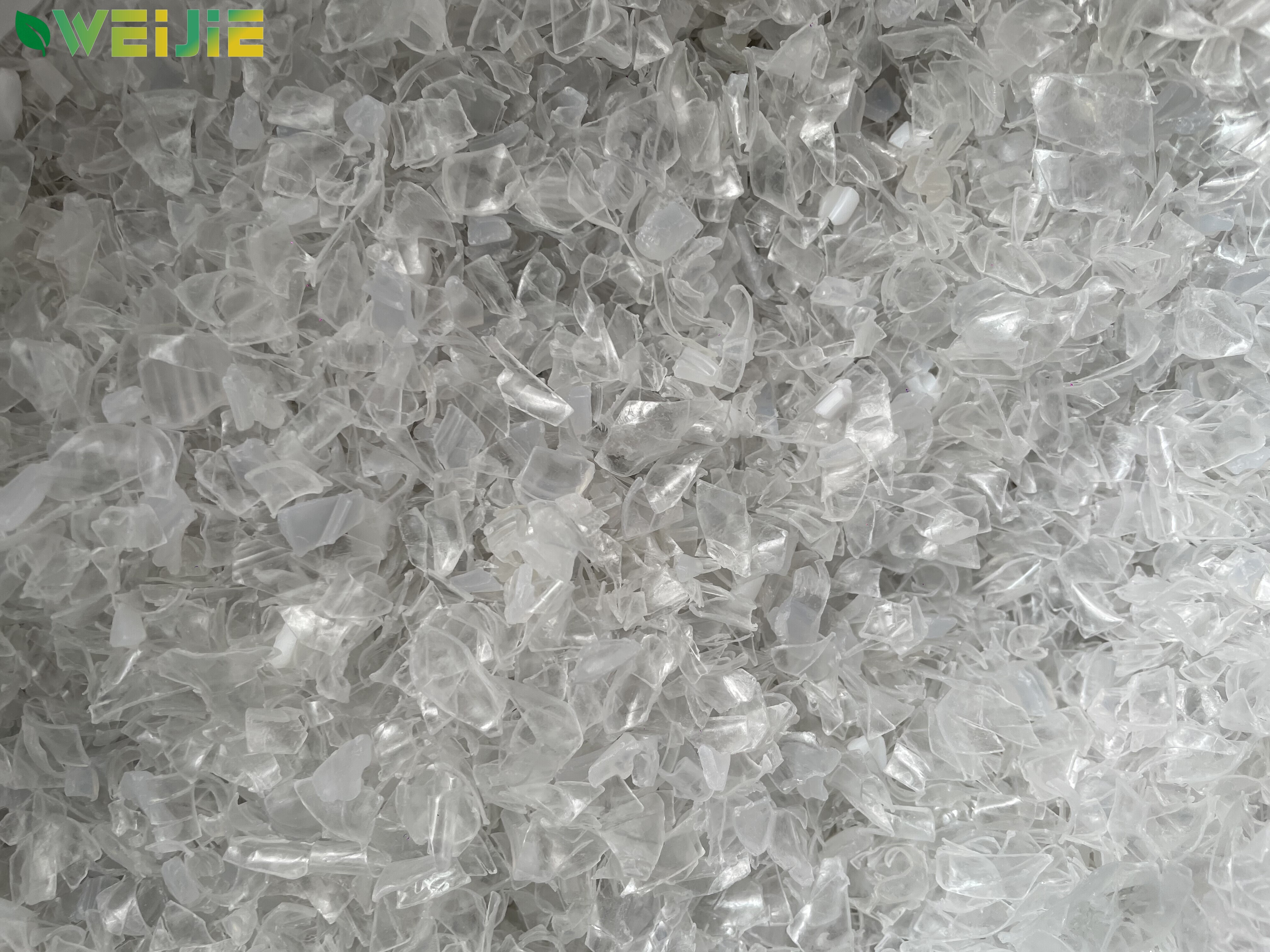 PCR PET AAA grade Transparent Flakes