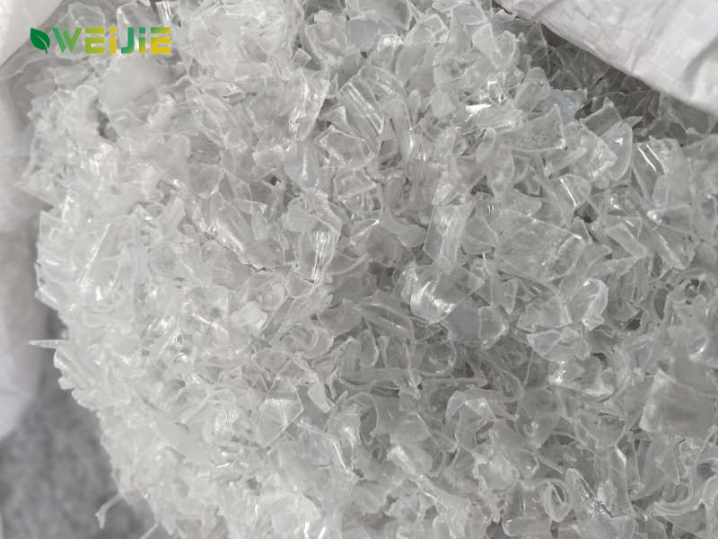 PCR PET AAA grade Transparent Flakes