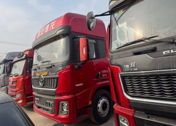 Delong X5000 480hp 6x4 tractor truck (3.7 gear ratio) dual drive, Weichai used tractor truck.