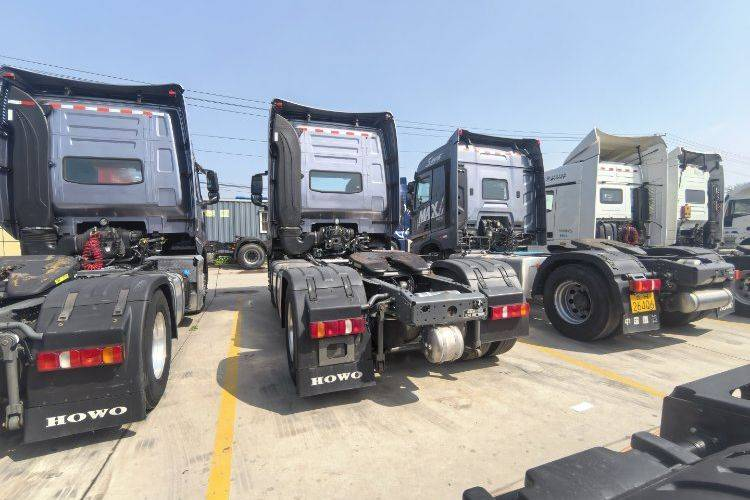 Sinotruk HOWO TH7 heavy-duty truck, 540 horsepower, 4x2 tractor unit (China VI emission standard), single axle, used Weichai tractor unit.