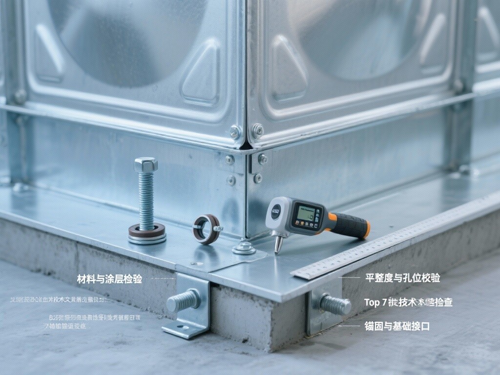 Top 7 vérifications techniques pour les réservoirs d'eau modulaires en tôle galvanisée