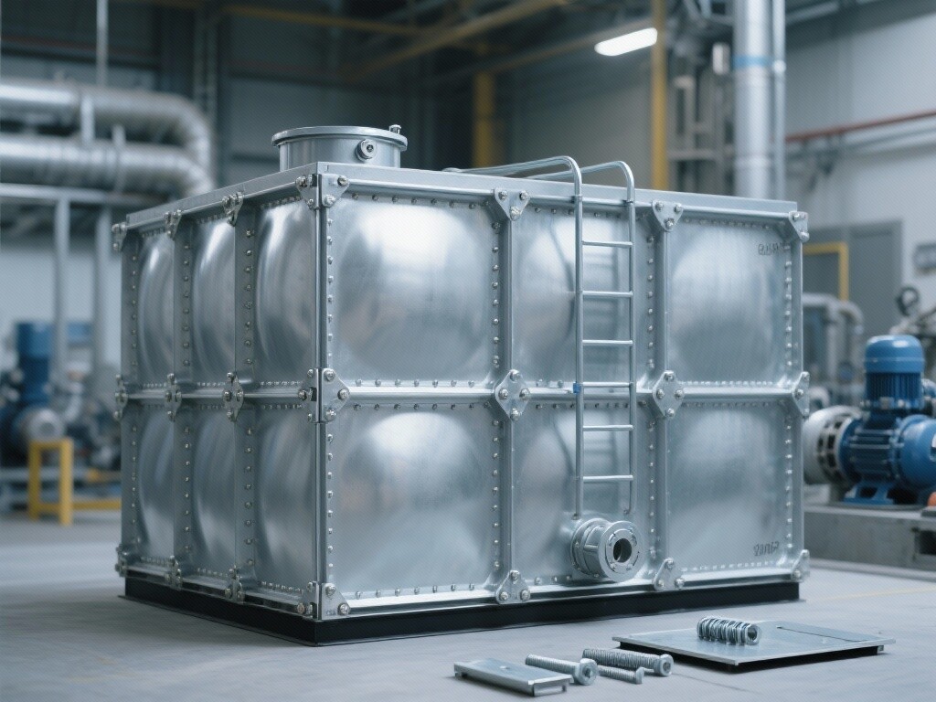 Estudio de caso: Instalación elige tanque de agua modular de chapa galvanizada