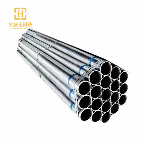 DX51D Galvanized Steel Round Pipe