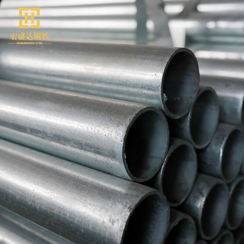 DX51D Galvanized Steel Round Pipe