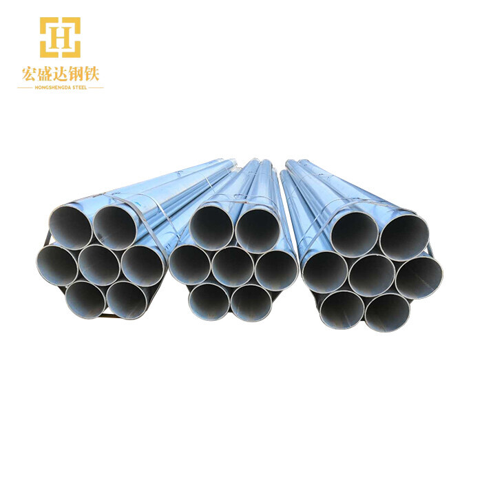 DX51D Galvanized Steel Round Pipe