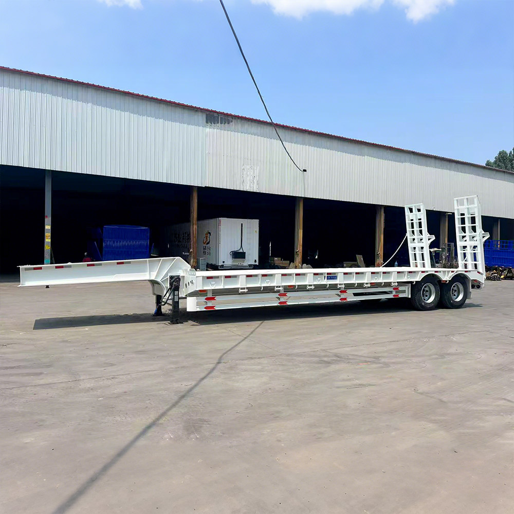 Remorque Lowboy 2 essieux 40 tonnes