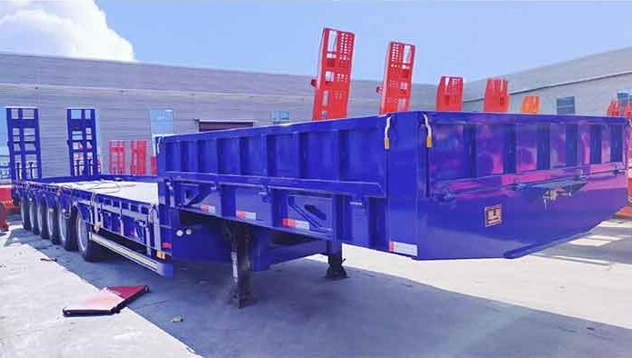 6 Axle150ton Remorque surbaissée