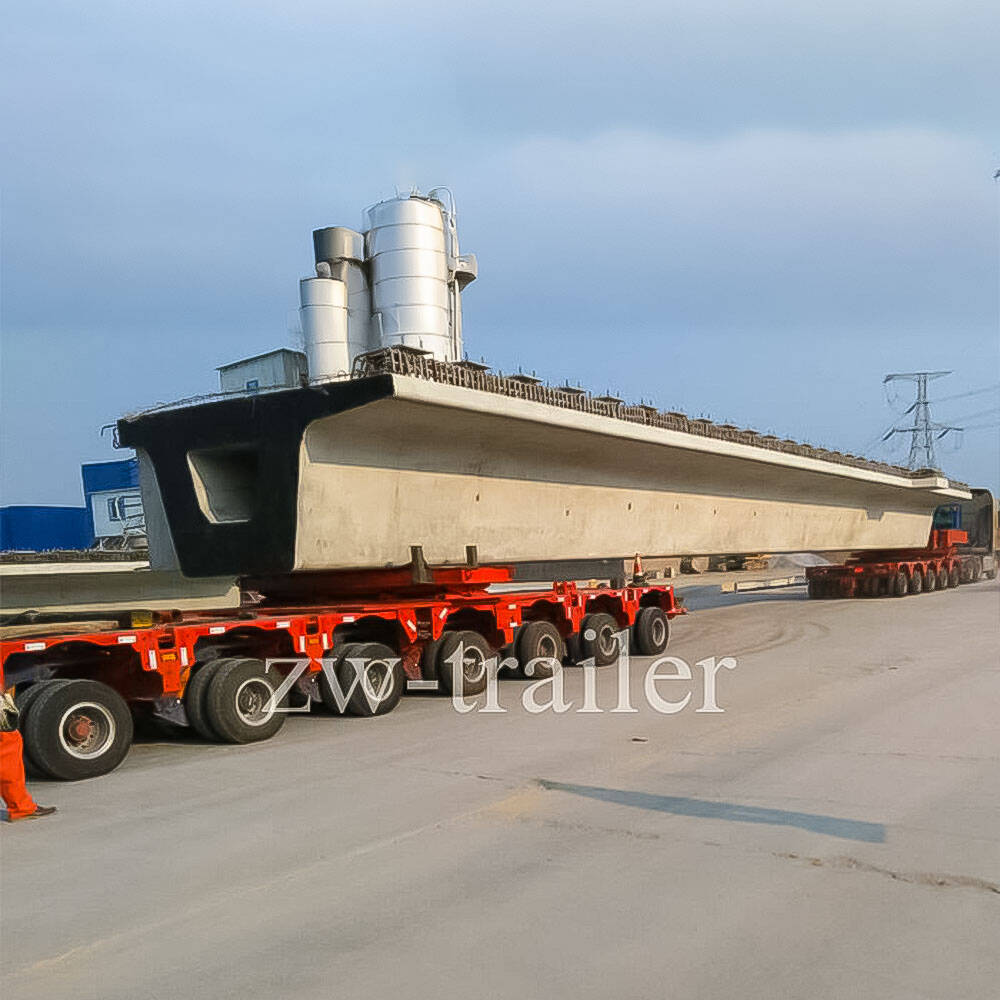 Remorque modulaire multi-essieux