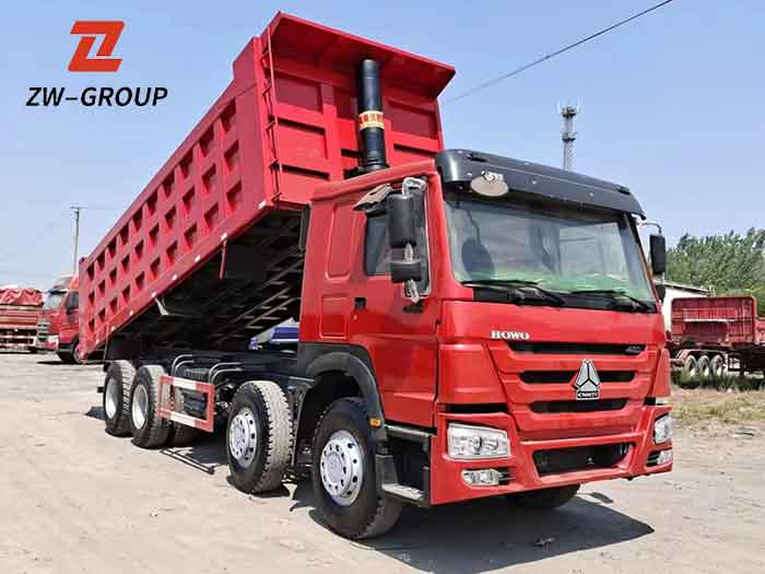 420 Hp Howo 8x4 Camion à benne basculante