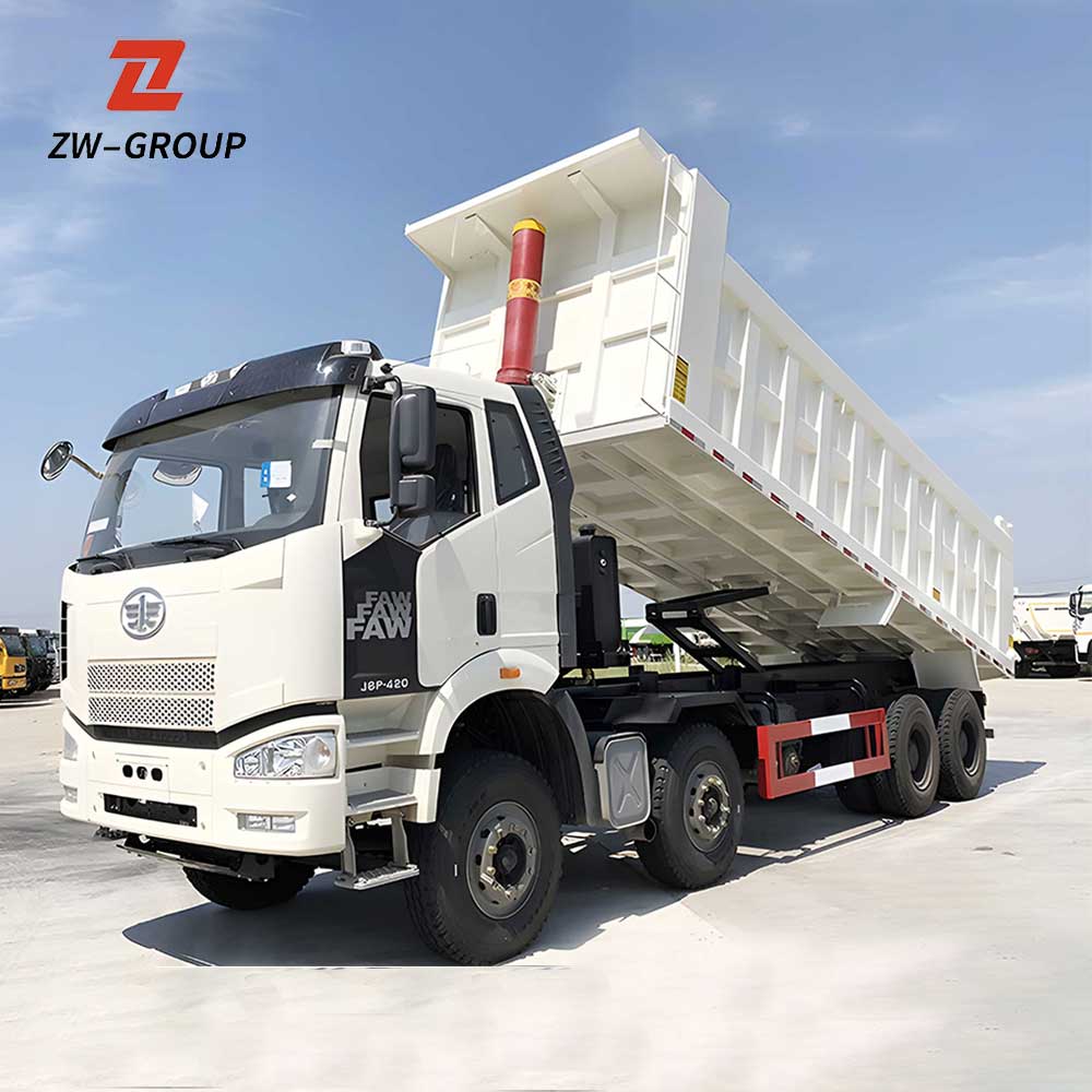 Camion Benne FAW J6P 8x4 420HP Tout Neuf